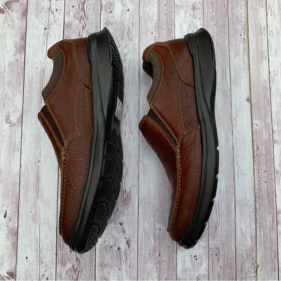 Clarks Men's Cotrell Free Leather Slip On Casual Loafer NWT Tobacco 10.5 - Picture 8 of 10